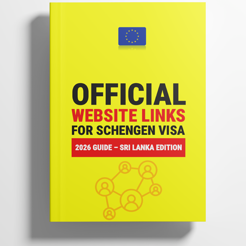 Schengen Visa Official Website Links Sri Lanka Edition